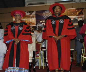 Gambia & Sierra Leone 1st ladies receive honourary doctorate degree awards
