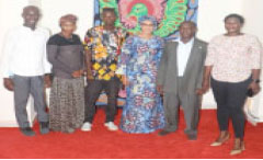 First lady meets national amputee team officials 
