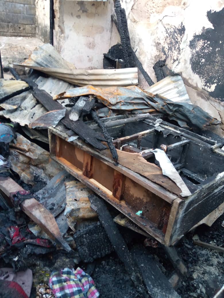 Inferno causes havoc in Manjai