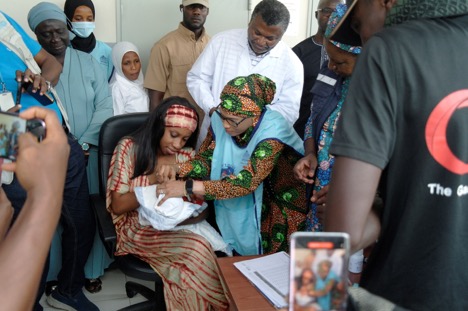 First lady launches national polio vaccination campaign