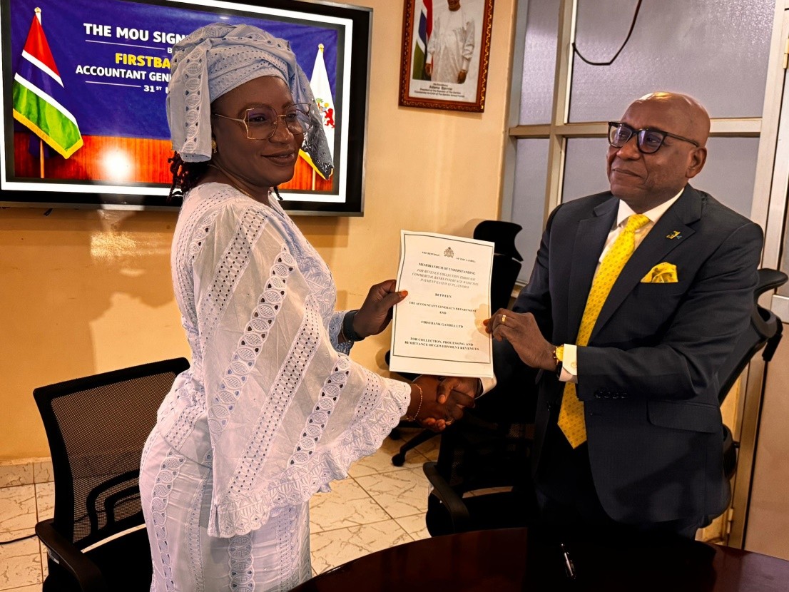 FirstBank signs MOU with Accountant General Department to promote financial compliance 