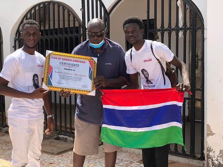 Flag Up Gambia celebrates Oussou Njie Senior