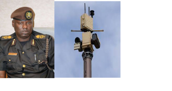Security officials equipped on border surveillance