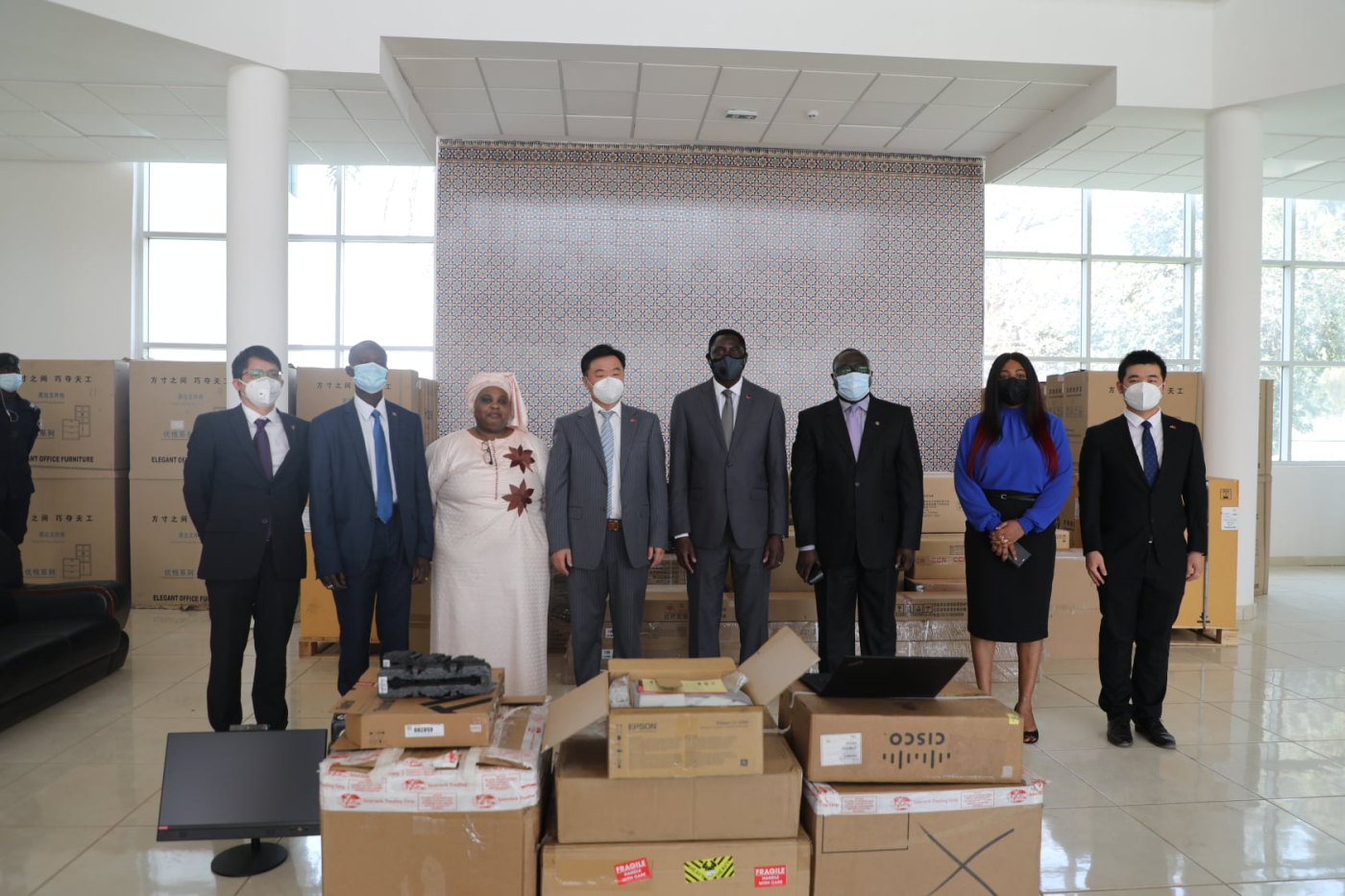 Foreign Ministry receives info technology & office equipment worth over D2.3M