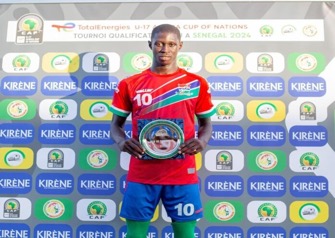 Gambia U-17 starlet Francis Gomez arrives in Denmark for trial with AC Horsens