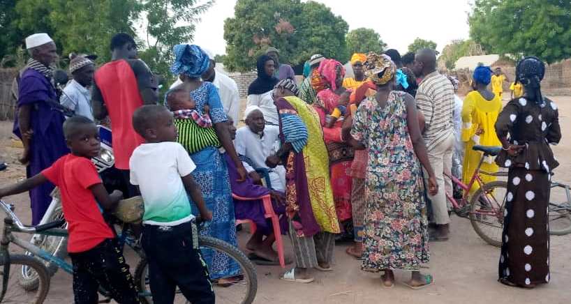 Covid-19 food distributed in Lower Fulladu West