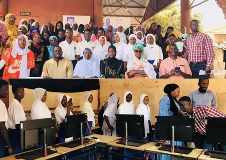 GADHOH Female Wing receives six computers from UNDP