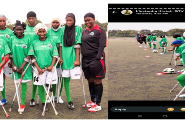 GAFA commissions new female Amputee team to contest in football competitions