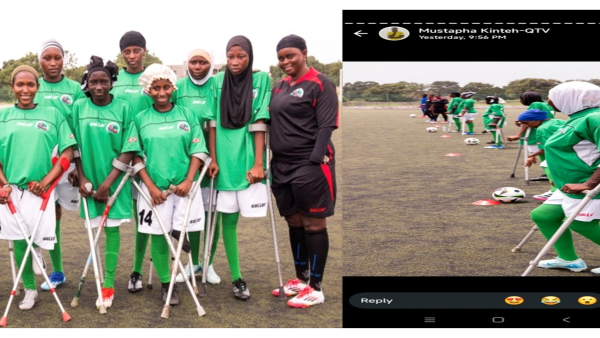 GAFA commissions new female Amputee team to contest in football competitions