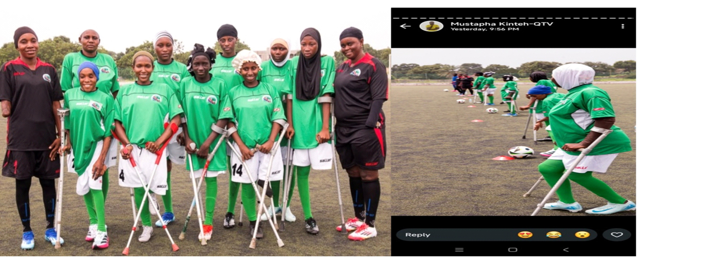 GAFA commissions new female Amputee team to contest in football competitions