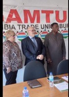 British High Commissioner visits GAMTUB office