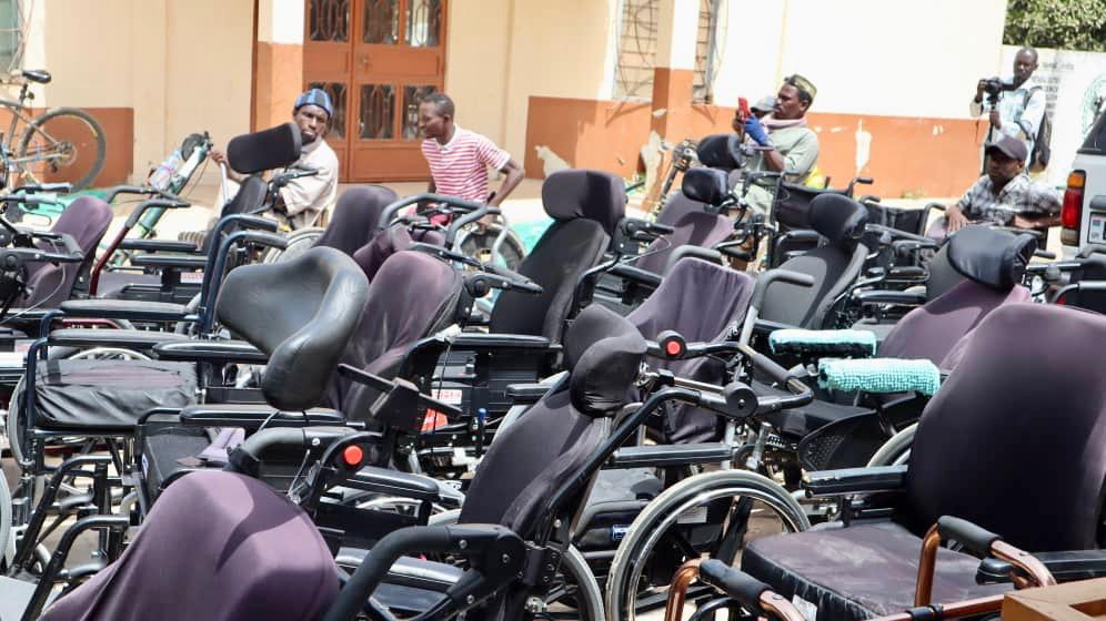 GCYDA gives equipment worth D1.6M to Physically Impaired Persons, Tanka Tanka