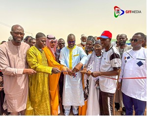 GFF inaugurates, hands over keys of Nyakoi Mini Stadium to URR  FA