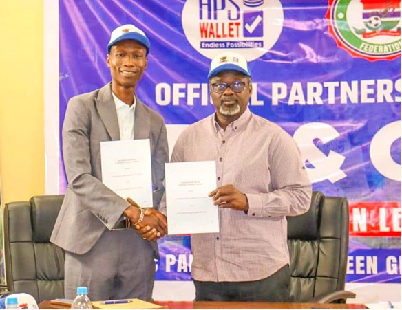 GFF signs partnership with APS Wallet as official partner of 2nd Division