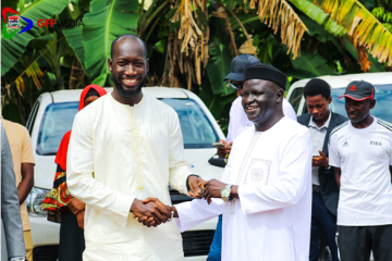 GFF prexy Kemo Ceesay hands over new pickup trucks to Regional Associations, Women’s FA