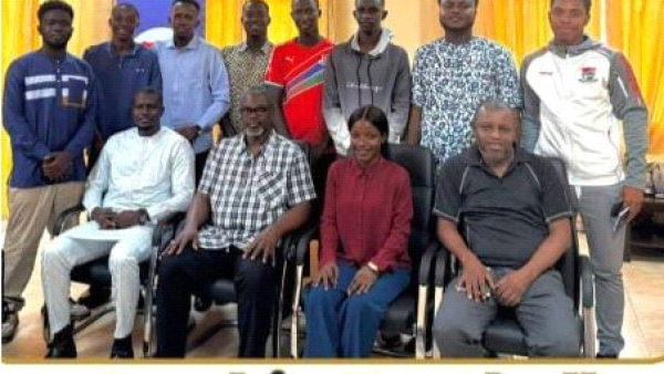 GFF prexy Lamin Kaba Bajo pledges support for university sports