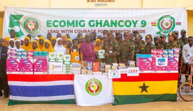 GHANCOY 9 donates educational, hygiene supplies to Farafenni SSS