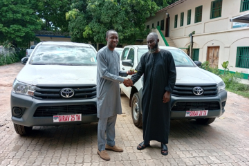 GIRAV project strengthens NAWEC operations with vehicle donation