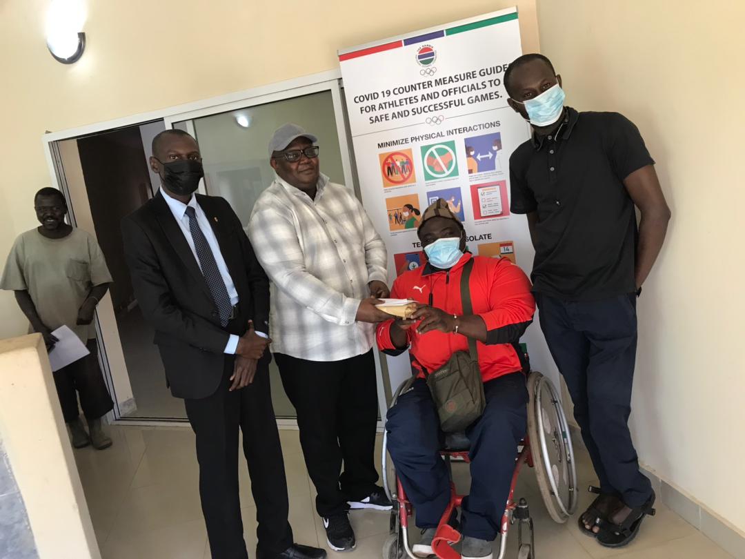 GNOC funds, bids farewell to Gambia Powerlifting team