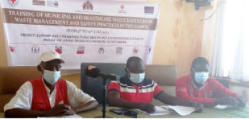 GRCS, Health trained waste handlers in Banjul
