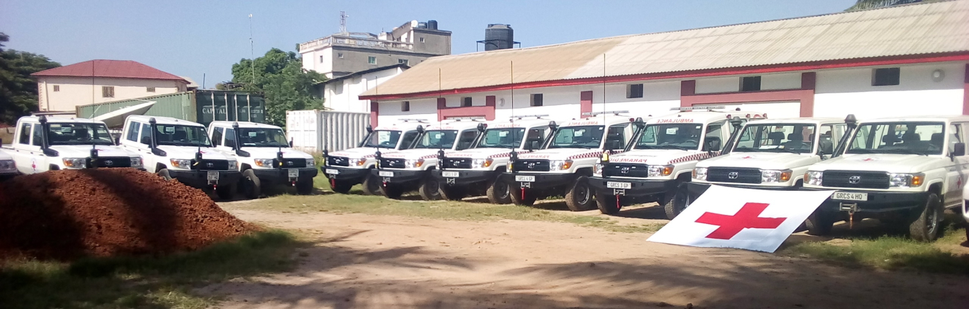 GRCS commissions 13 IFRC supported vehicles