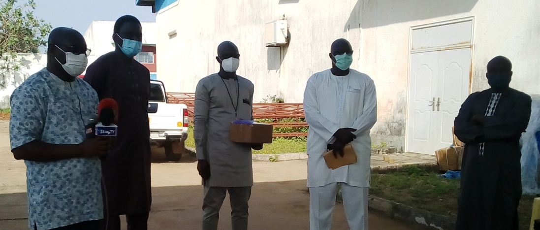 GRCS presents test kits to Health Ministry