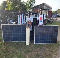 GSC blessed with solar panels, borehole machine to quell water shortage at Gunjur Mini Stadium