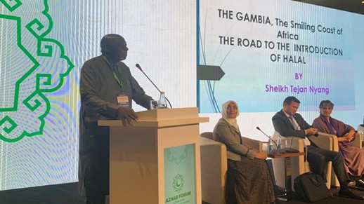 Sheikh Tejan Nyang showcases Gambia’s heritage at Azerbaijan Halal Business Forum
