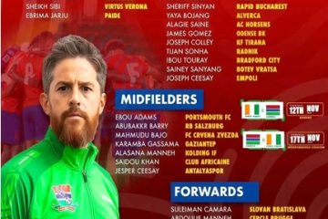 Gaffer Mckinstry announces provisional squad as Ivory Coast clash edges closer