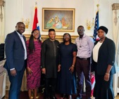 Ambassador Bah receives delegation of GamREMTI, UTG, MRC Gambia, and University of Maryland Baltimore