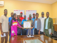 Gambia Football Coaches Association visits GFF president Kemo Ceesay