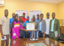 Gambia Football Coaches Association visits GFF president Kemo Ceesay