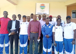 Gambia National Olympic meet beach volleyball