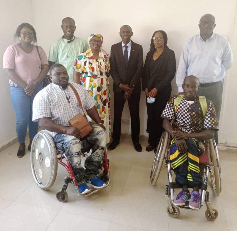 Gambia Para Powerlifting team pays courtesy call on GNOC