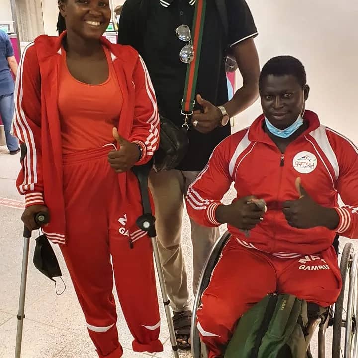 Gambia Paralympic team arrives in games village