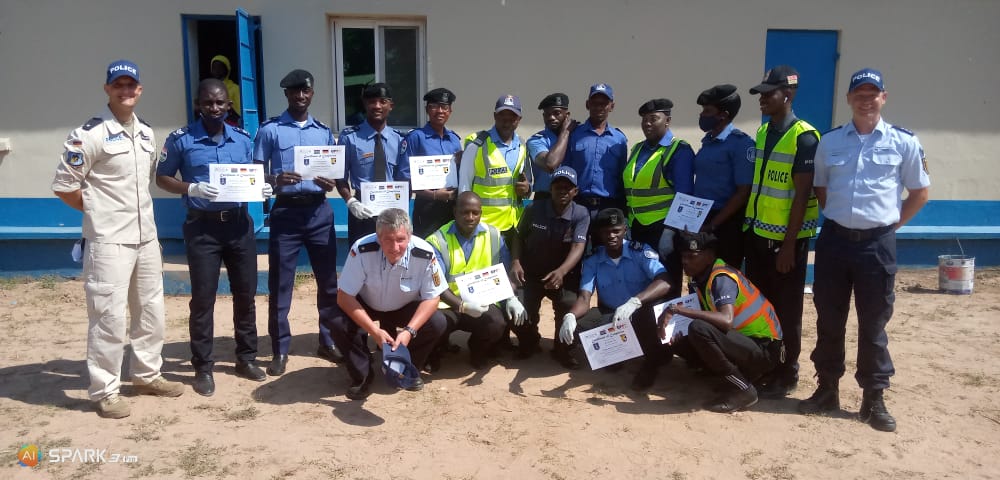 PTS trains16 police officers on traffic management