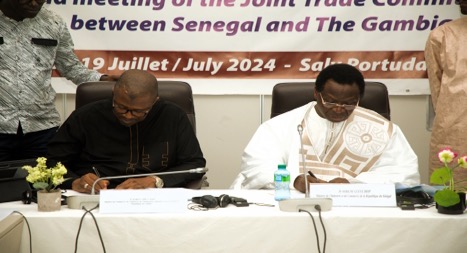 Gambia, Senegal sign joint communiqué on trade cooperation