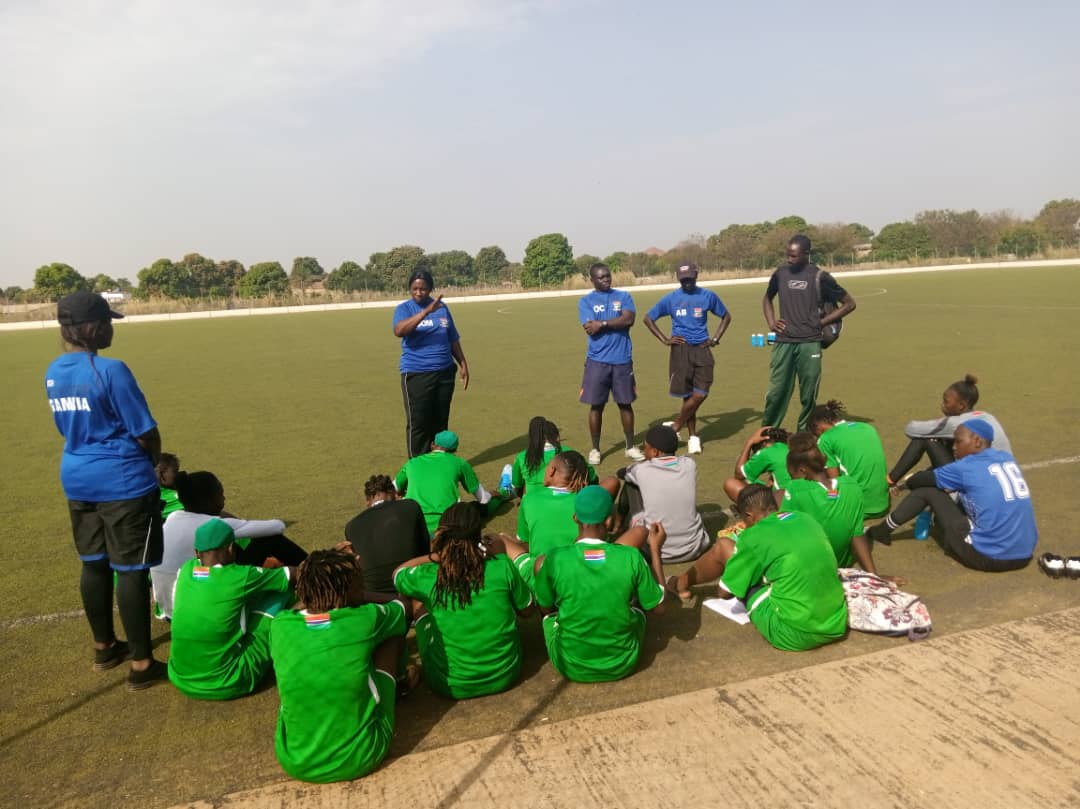 Gambia women national team resumes training