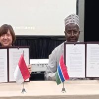 Gambia and Indonisia