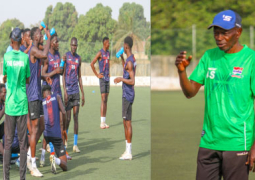 Gambia begin training 