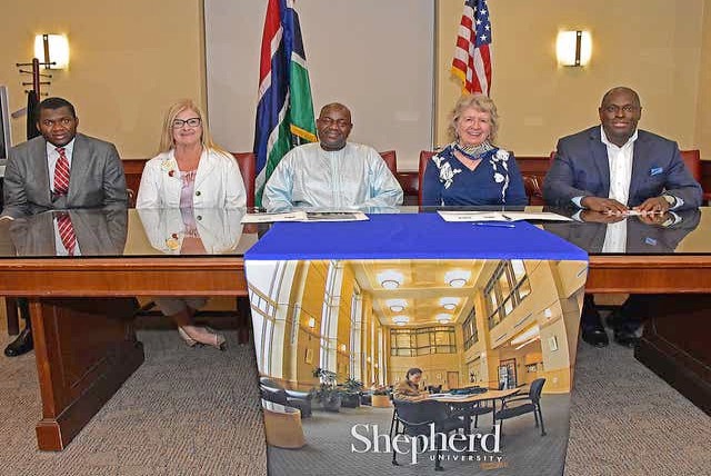 Gambia Embassy in Washington’s MoU with Shepherd University to bring students on scholarship