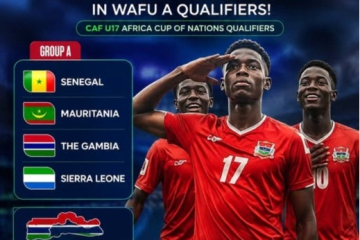 Gambia pair with Senegal in WAFU-A U-17 Africa Cup of Nations qualifiers