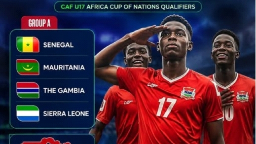 Gambia pair with Senegal in WAFU-A U-17 Africa Cup of Nations qualifiers