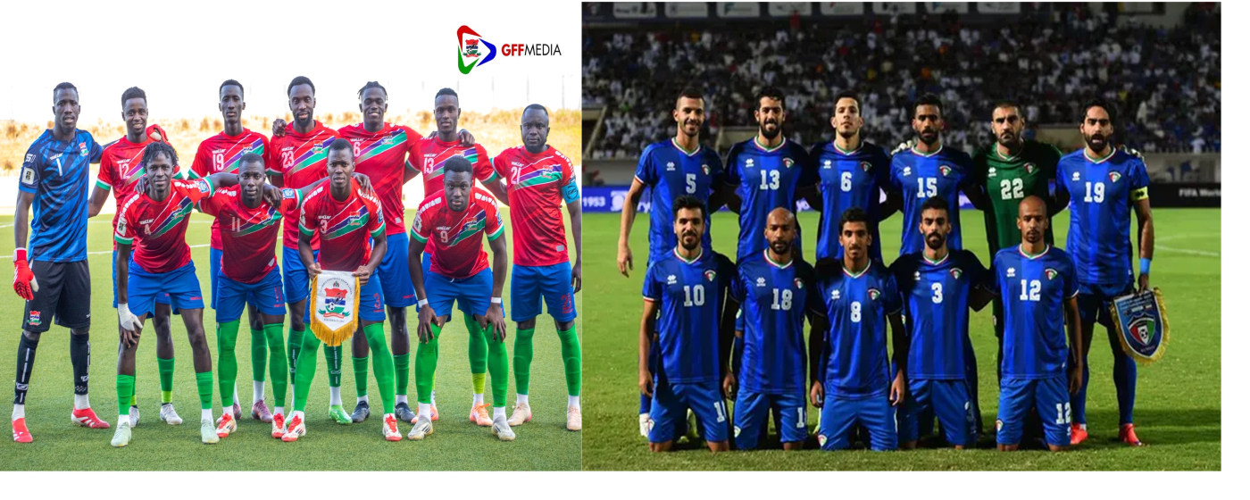 Gambia rub shoulders with Kuwait in int'l friendly match next month