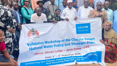 Gambia validates Climate-Smart Water Policy to build resilience against drought and floods
