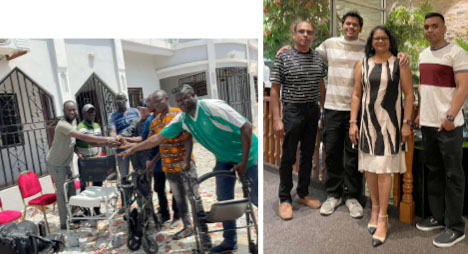 Gambian Foundation donates wheelchairs to Senegalese counterpart