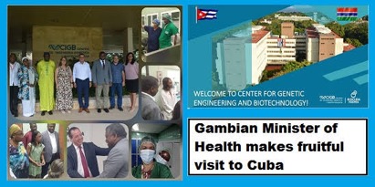 Gambian Minister for Health makes fruitful visit to Cuba