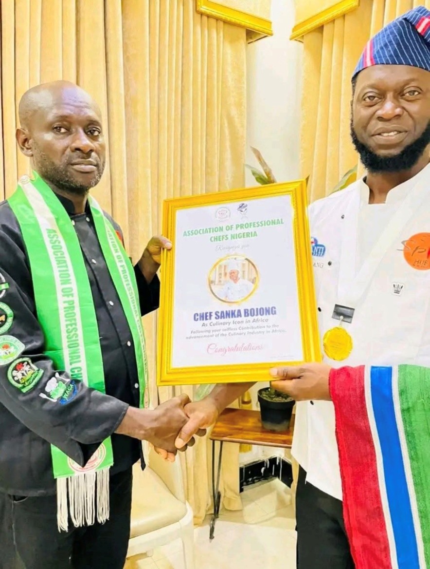 Gambian chef honoured as Culinary Icon of Africa