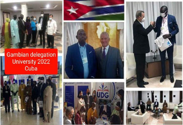 Gambian delegation to Congress University-2022 fulfills intense work program in Cuba