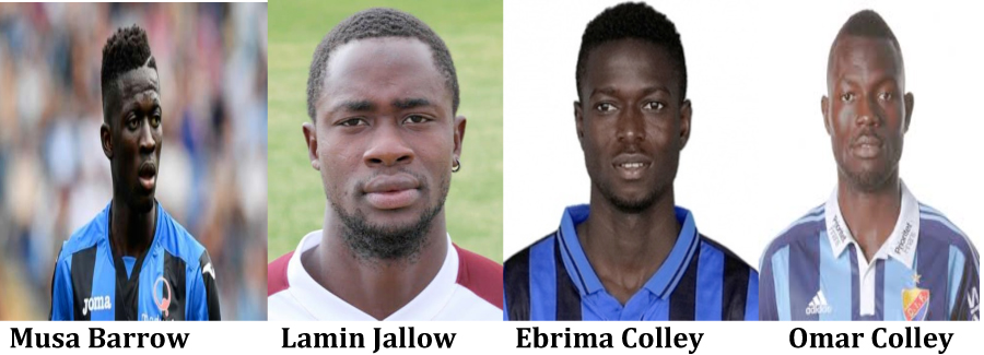 Gambian players in Italy preparing for league matches